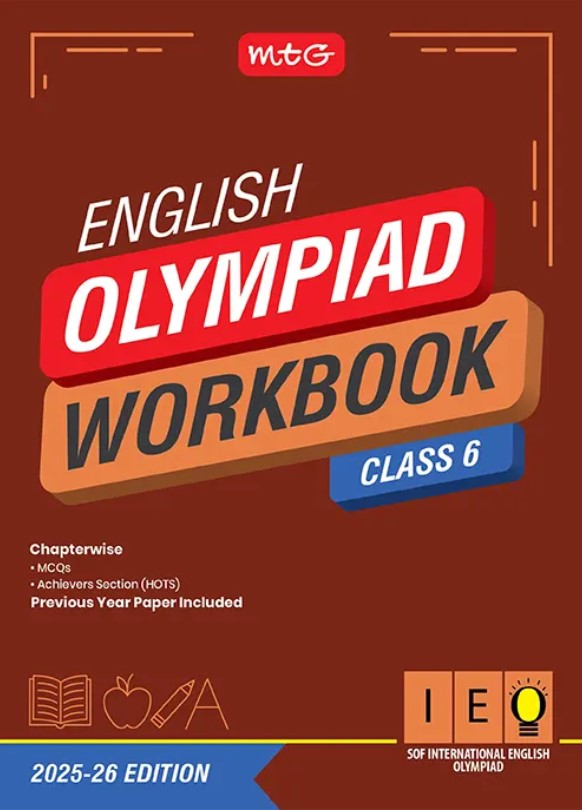 MTG International English Olympiad (IEO) Workbook for Class 6 - SOF Olympiad Preparation Books | 2025-2026 Edition